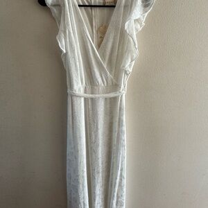 Altar'd State White Maxi Dress